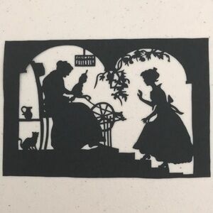 💖 Handmade PaperCut Silhouette Scherenschn…
